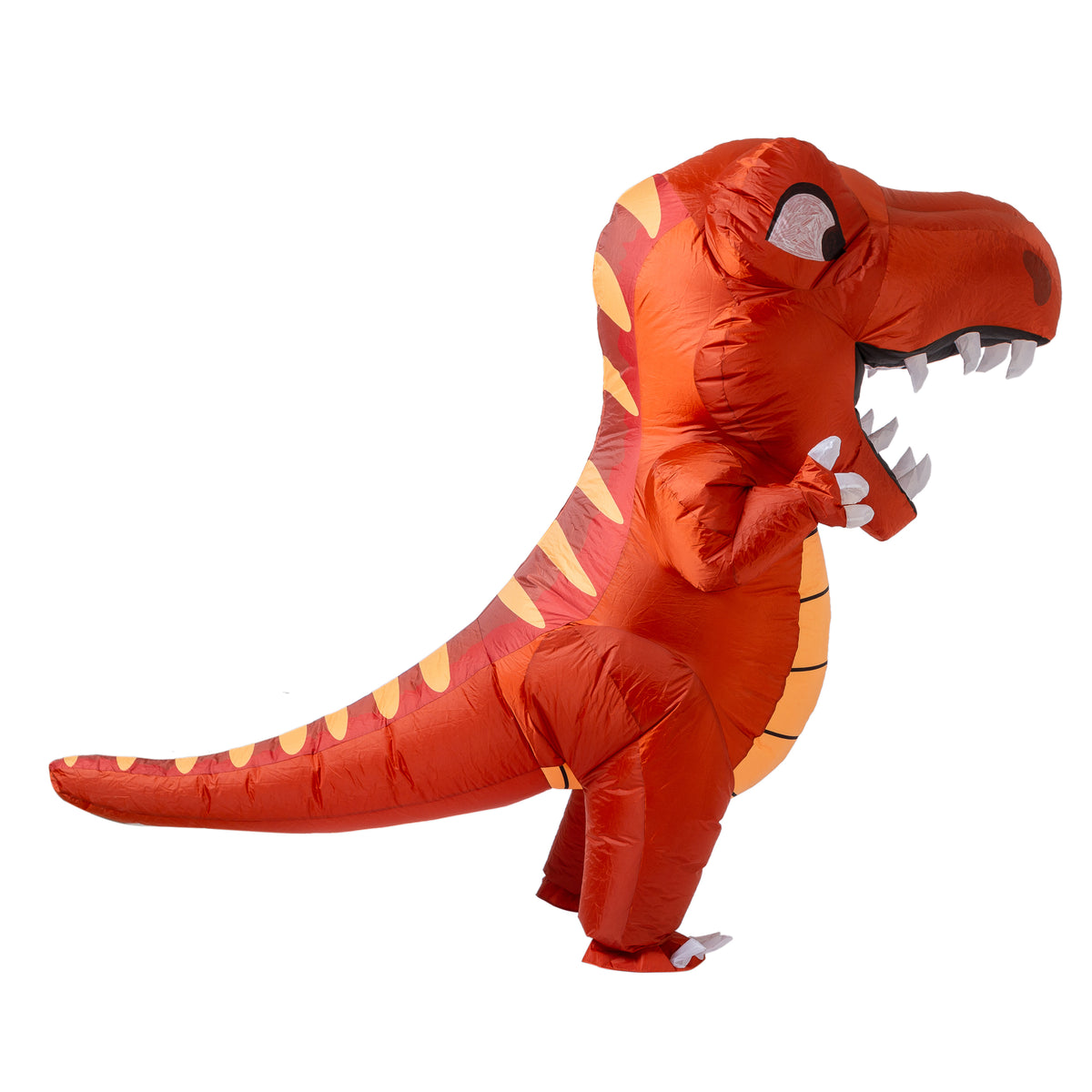 Disfraz Inflable de Dinosaurio Rojo Cuerpo Completo Infantil, foto 6 de 7