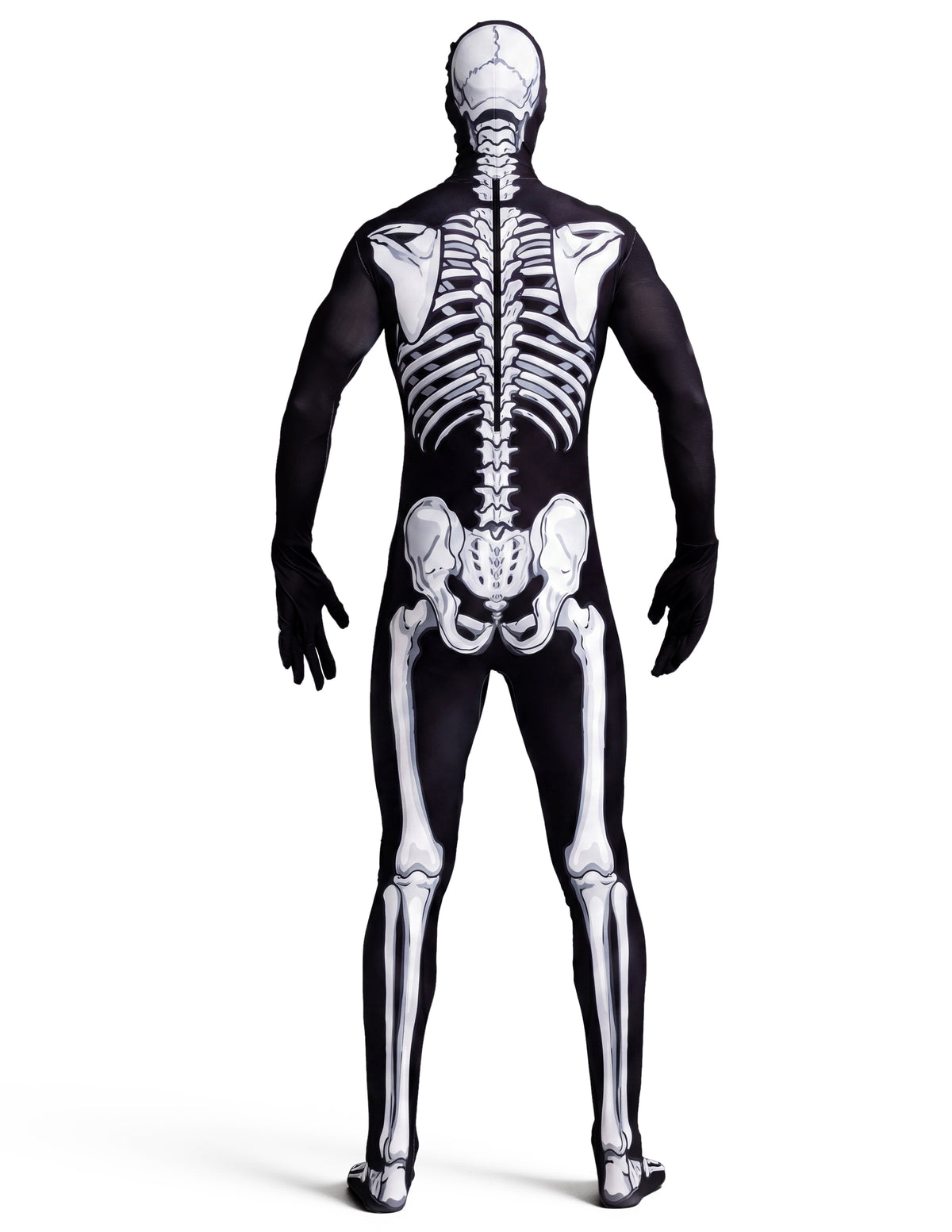 Disfraz Body de Huesos de Esqueleto para Hombre, foto 5 de 6