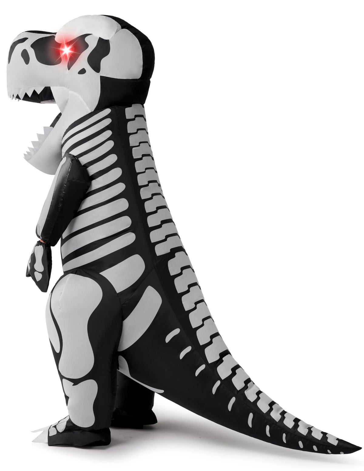 Disfraz Inflable de T-Rex Esqueleto con Ojos LED para Adulto, foto 6 de 6