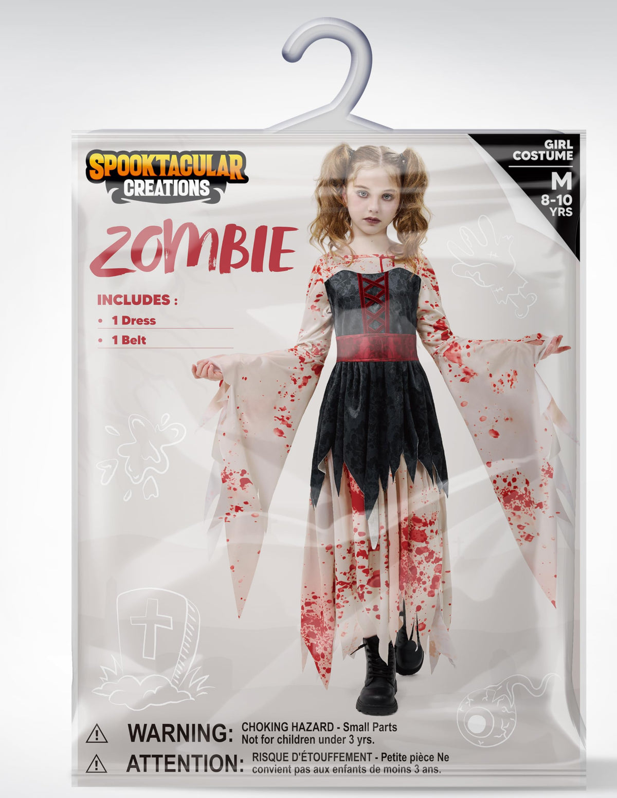 Disfraz de Zombie para Niña, foto 6 de 6