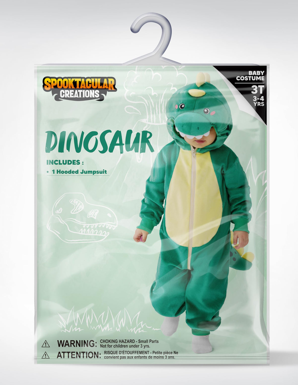 Disfraz de Dinosaurio Rugiente para Bebé, foto 5 de 6
