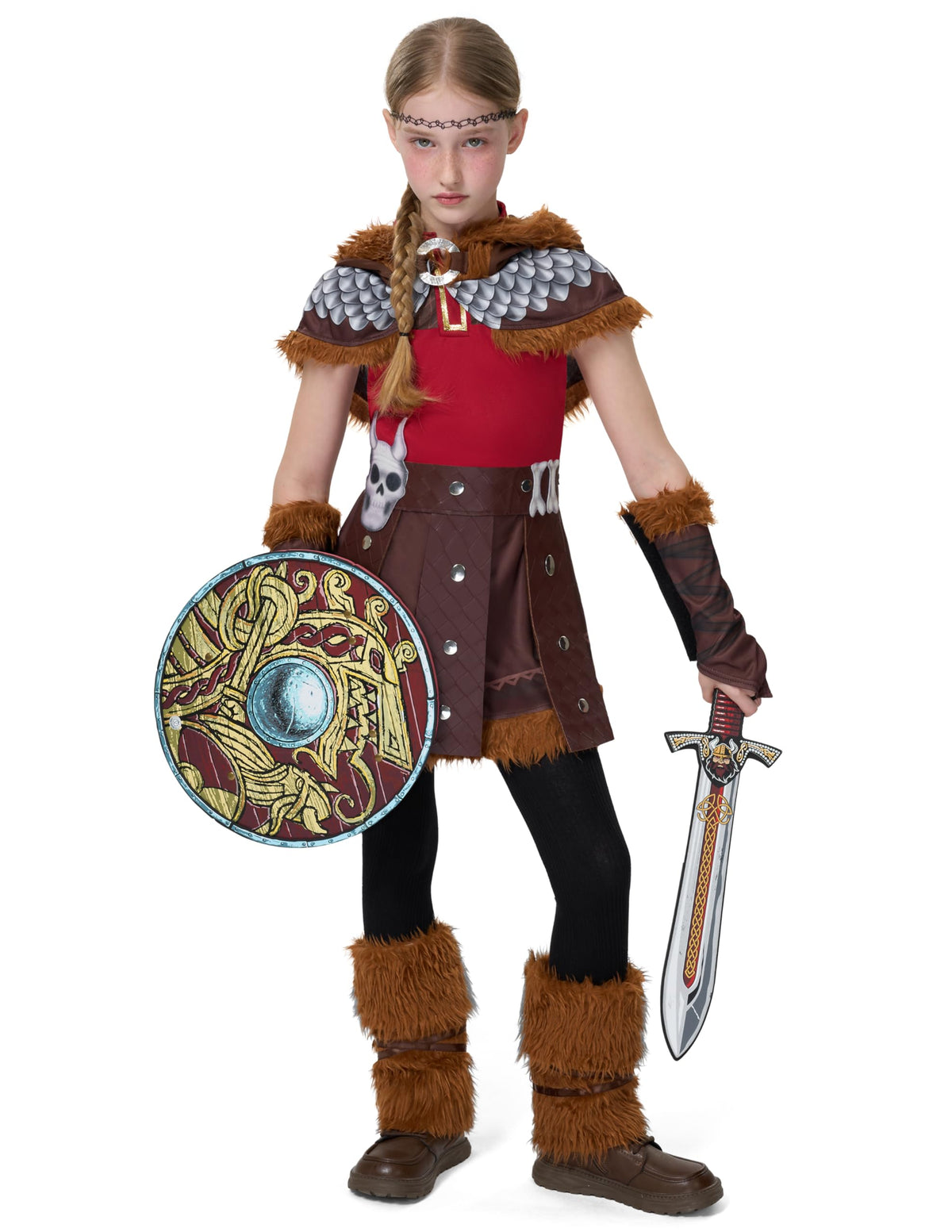 Disfraz de Vikinga Entrenadora de Dragones para Niña, foto 1 de 6