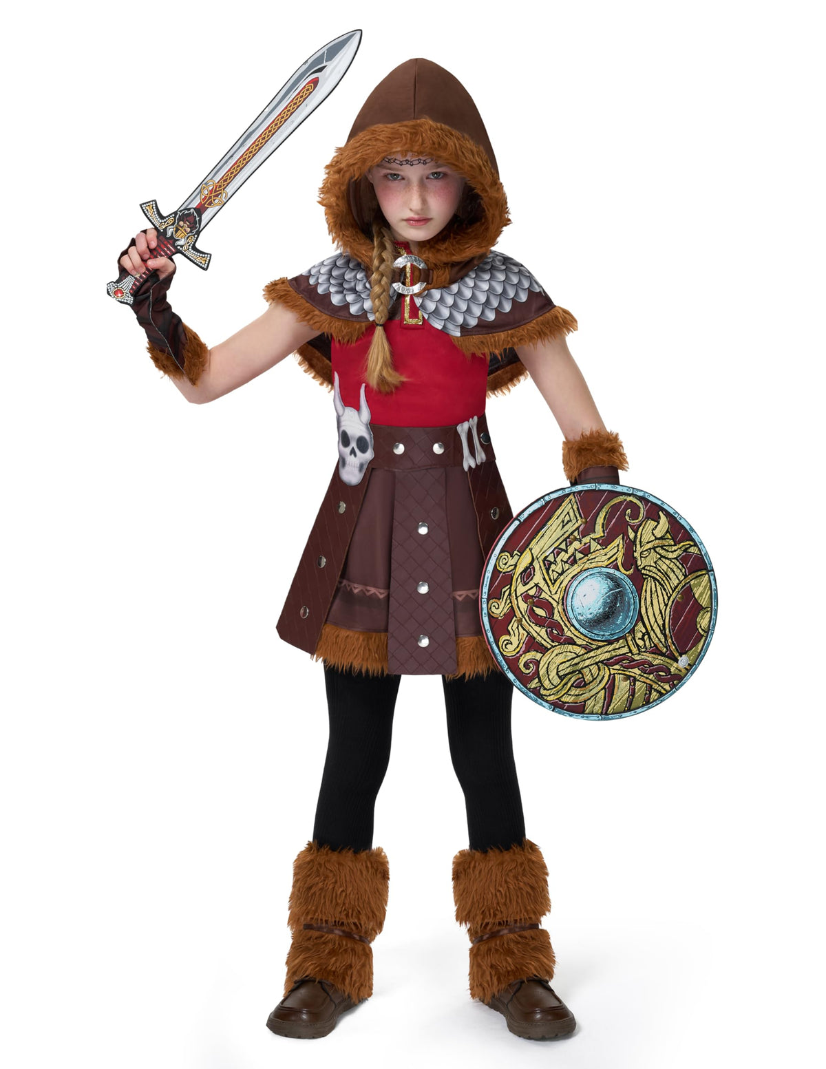 Disfraz de Vikinga Entrenadora de Dragones para Niña, foto 3 de 6