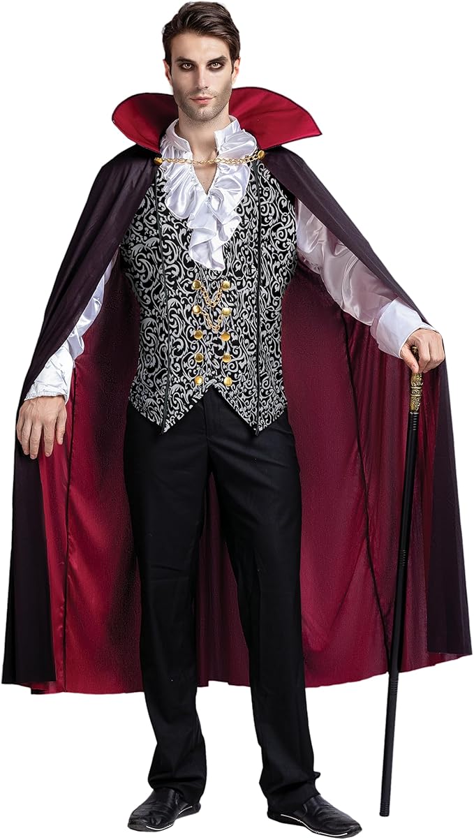 Disfraz de Vampiro Plateado, foto 1 de 6