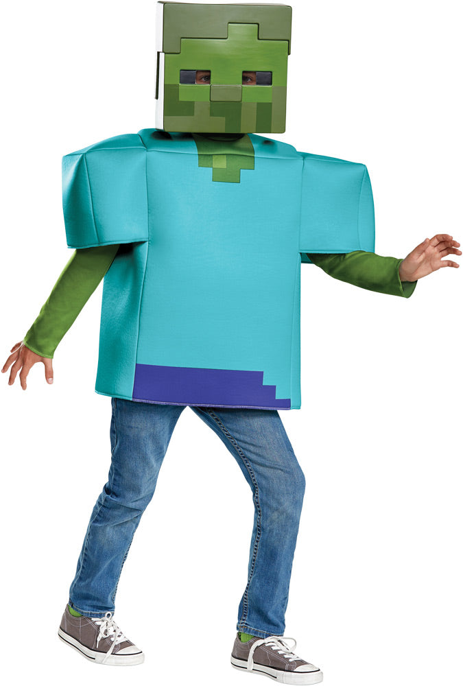 Disfraz Zombie Niño - Minecraft, foto 1 de 1