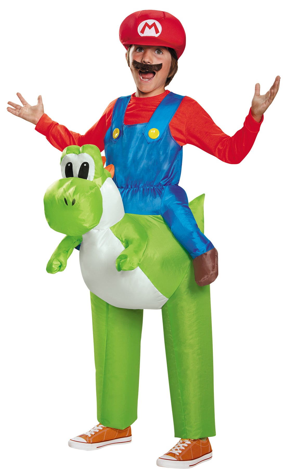 Disfraz Mario Montando a Yoshi Niño - Super Mario, foto 1 de 1