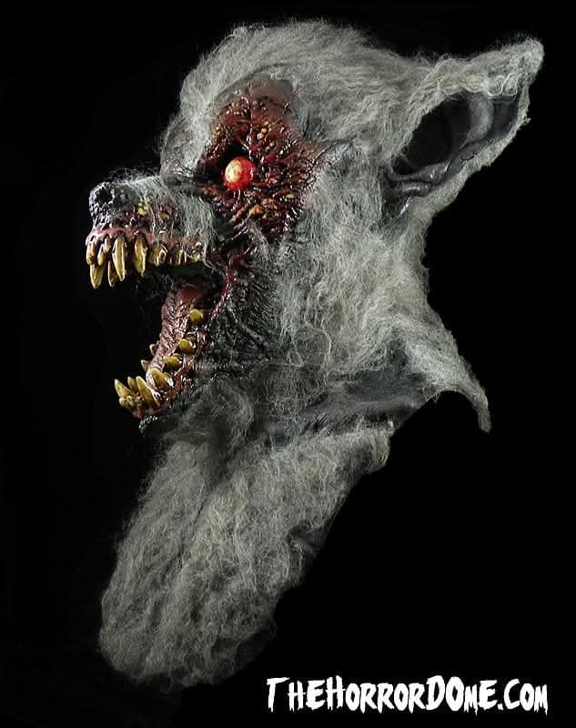 Máscara de Látex Hombre Lobo Zombie, foto 4 de 5