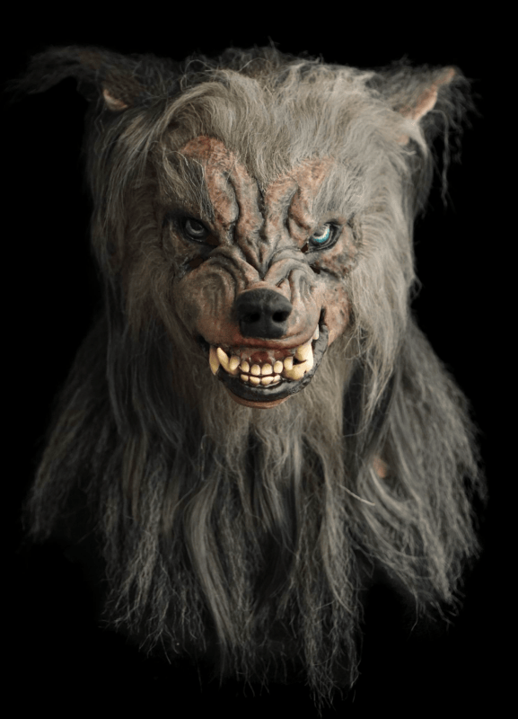 Máscara de Látex Hombre Lobo Luna Maldita, foto 1 de 4