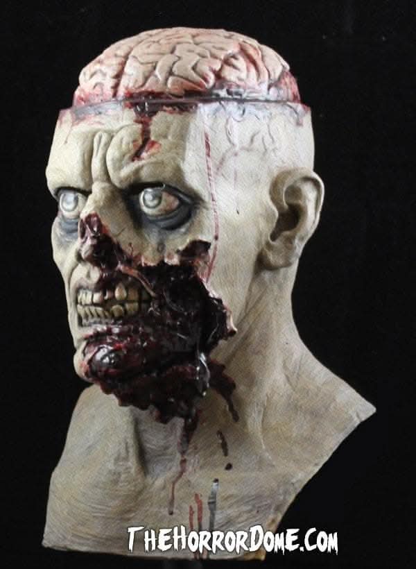 Máscara de Látex Zombie Sin Cerebro, foto 2 de 3