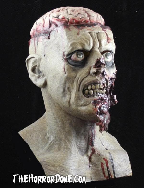 Máscara de Látex Zombie Sin Cerebro, foto 3 de 3