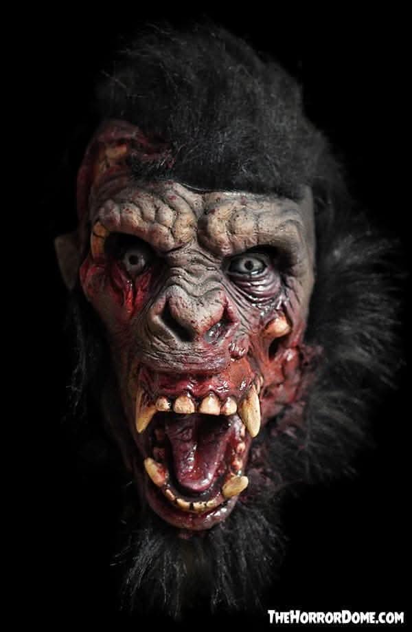 Máscara de Látex Gorila Zombie, foto 1 de 3