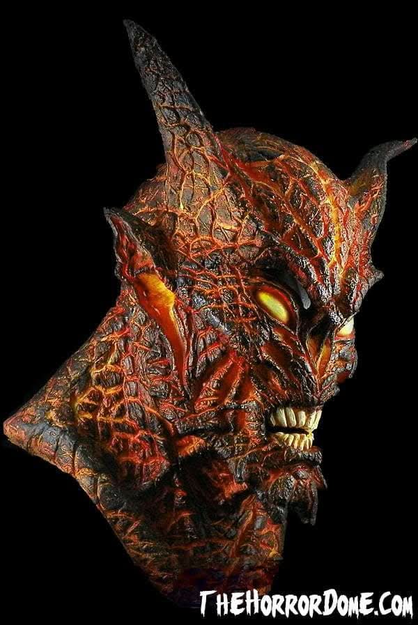 Máscara de Látex Demonio de Lava, foto 2 de 3