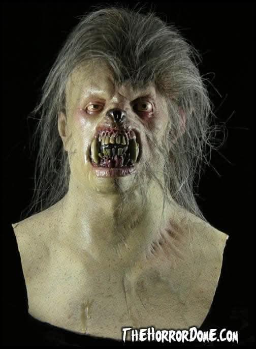 Máscara de Látex Hombre Lobo Media Luna, foto 1 de 2