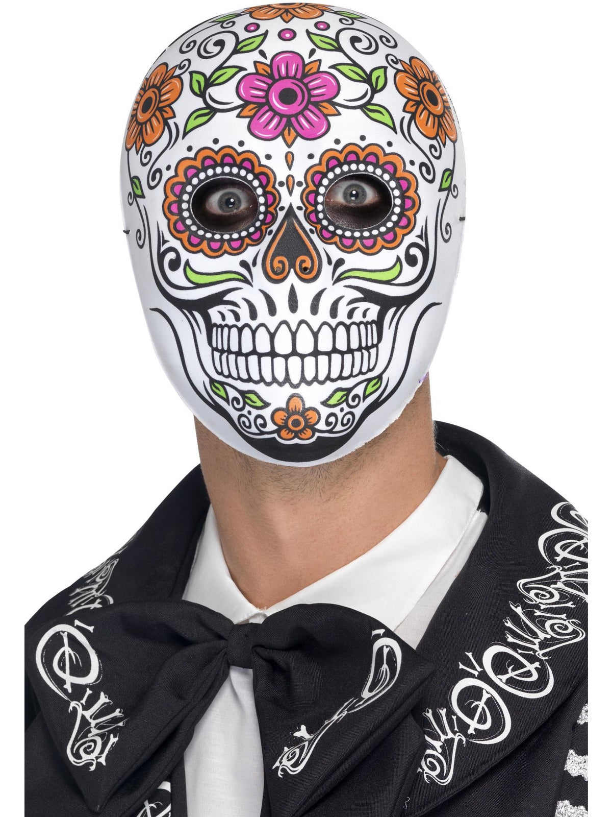 Máscara de Látex Señor Huesos Día de Muertos, foto 1 de 2
