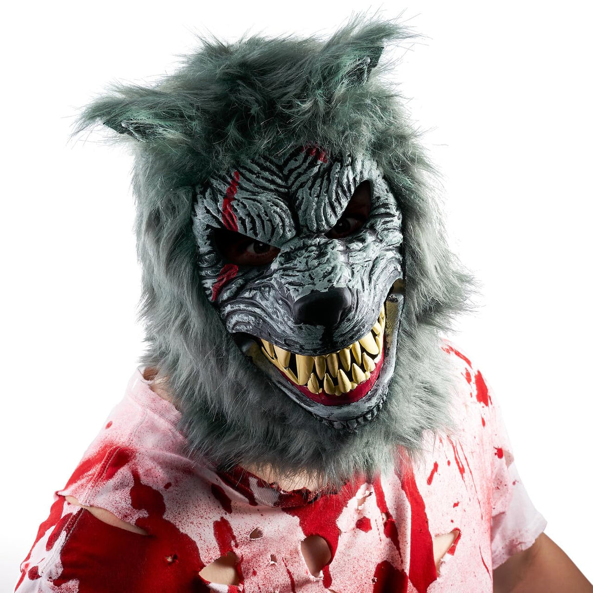Máscara de Hombre Lobo con Mandíbula Móvil, foto 5 de 9