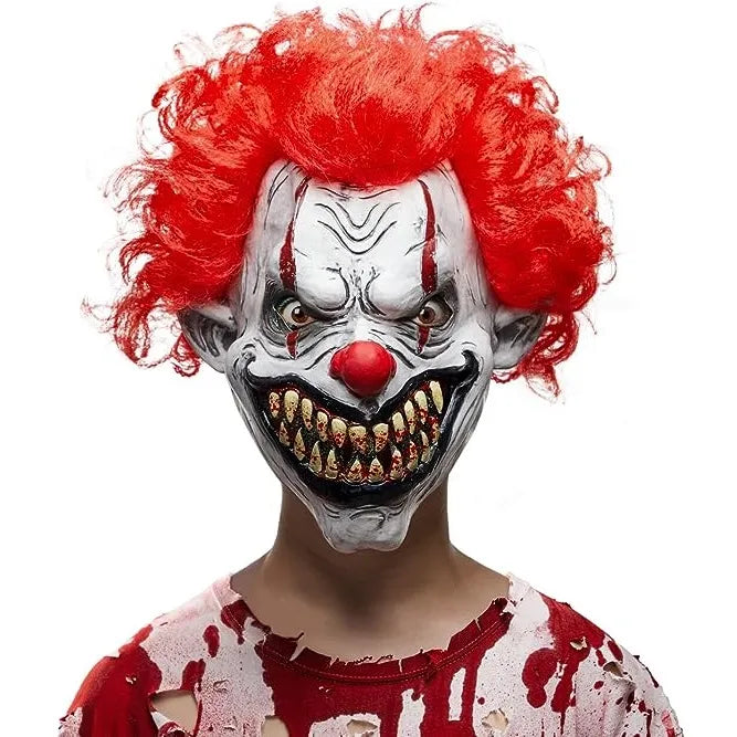 Máscara de Zombie Payaso Aterrador, foto 1 de 7