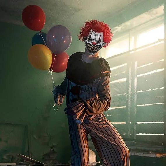 Máscara de Zombie Payaso Aterrador, foto 4 de 7
