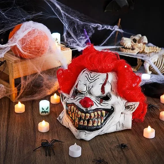 Máscara de Zombie Payaso Aterrador, foto 5 de 7