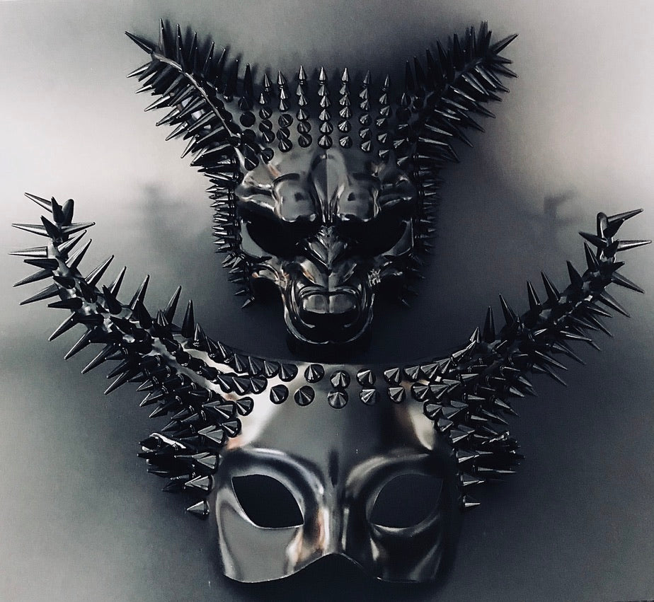 Máscaras de Lobo con Púas para Pareja, foto 3 de 7