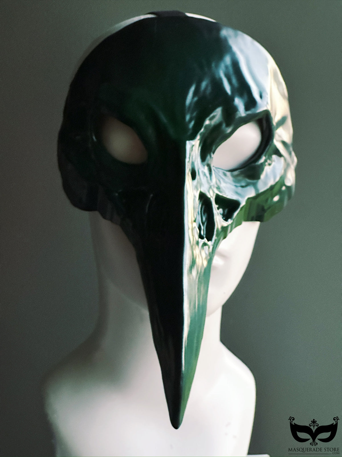 Máscara Calavera de Cuervo de la Peste Verde, foto 1 de 6