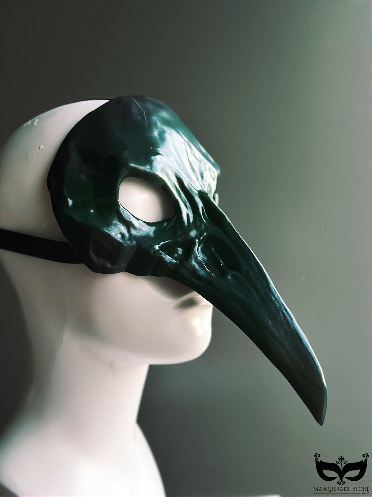 Máscara Calavera de Cuervo de la Peste Verde, foto 4 de 6