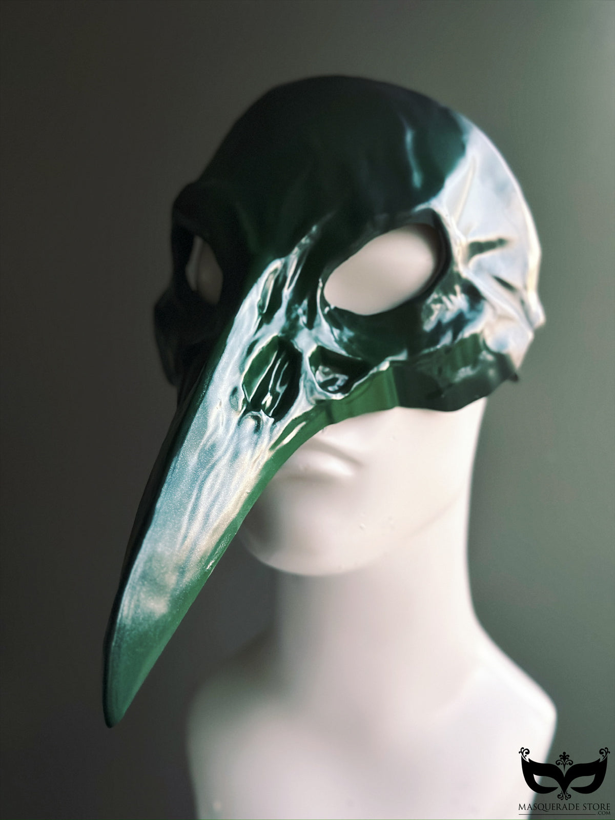 Máscara Calavera de Cuervo de la Peste Verde, foto 5 de 6