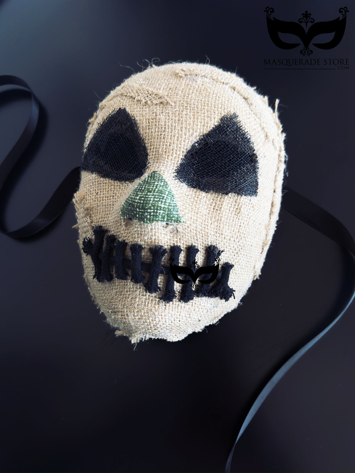 Máscara de Espantapájaros de Arpillera, foto 4 de 5