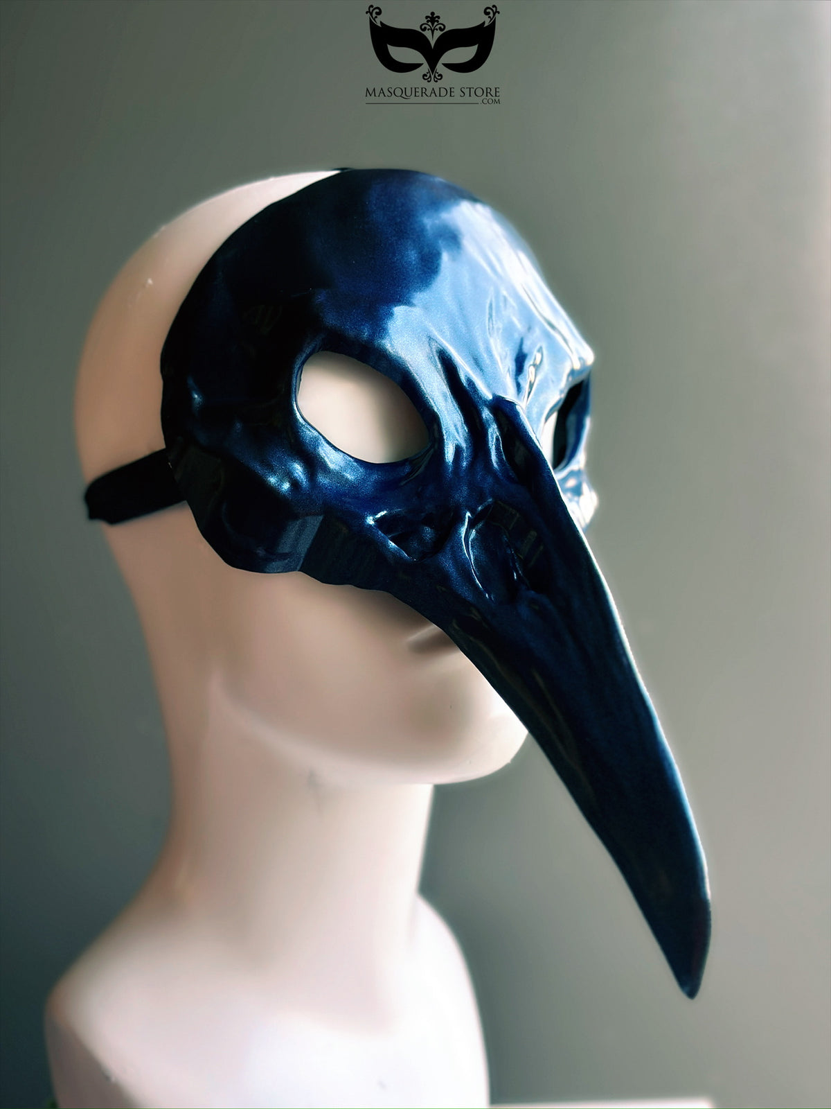 Máscara Calavera de Cuervo de la Peste Azul, foto 1 de 5