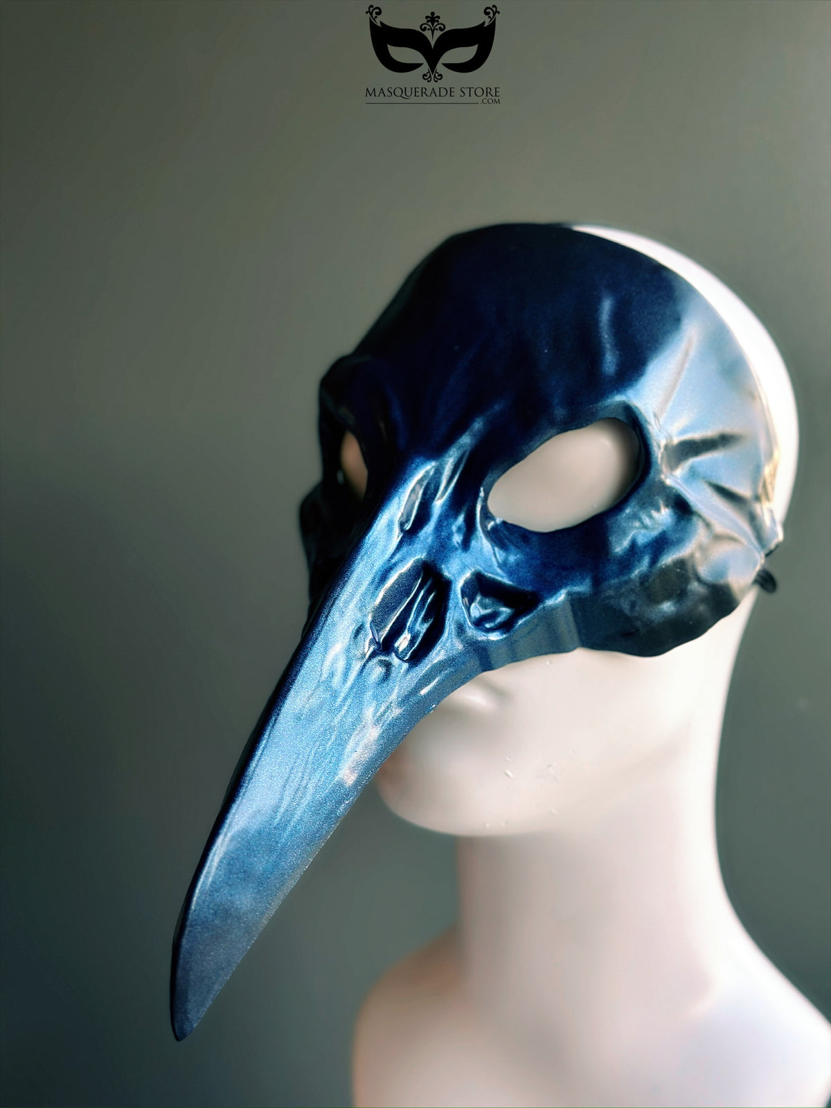 Máscara Calavera de Cuervo de la Peste Azul, foto 4 de 5