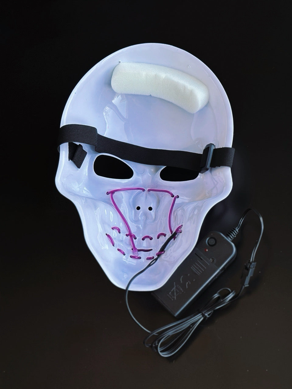 Máscara LED Calavera Neón Verde, foto 4 de 4