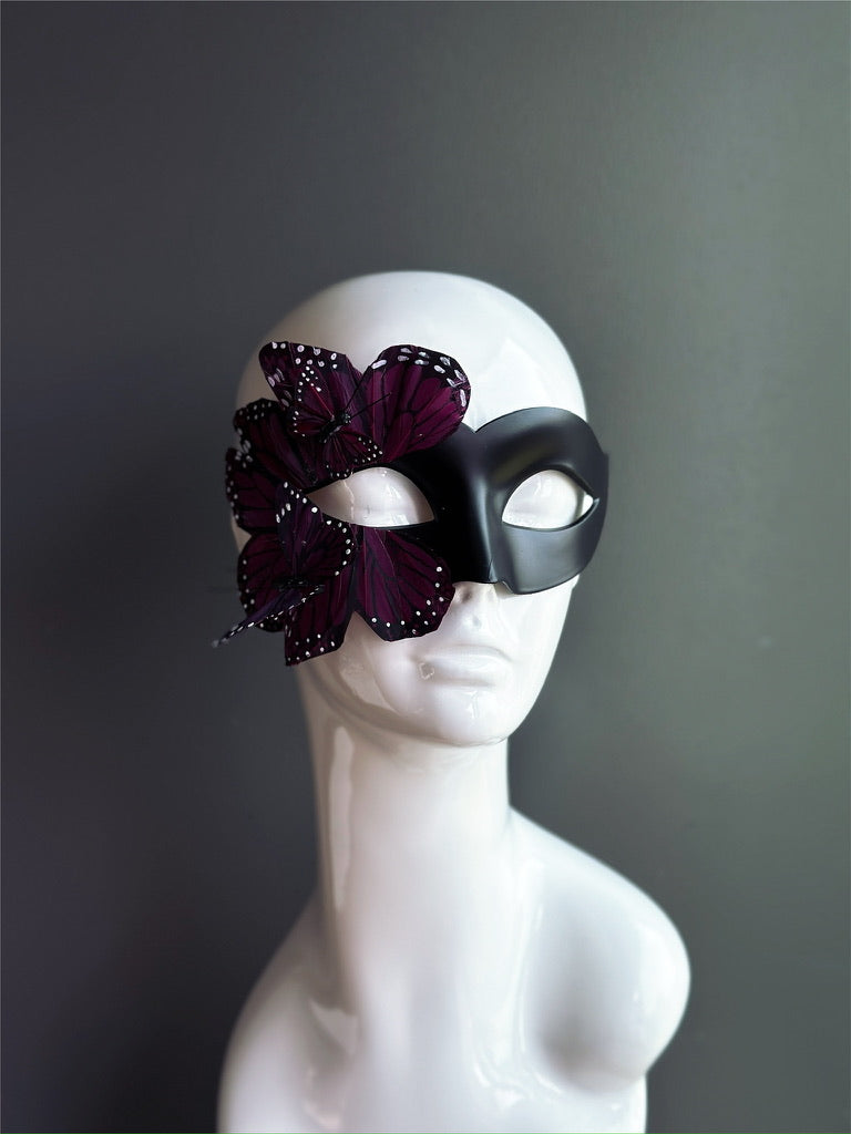 Máscara de Mariposa Negra y Morada, foto 8 de 11