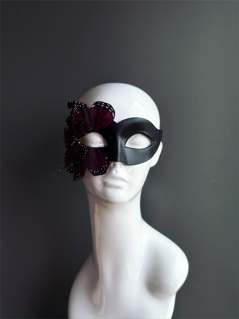 Máscara de Mariposa Negra y Morada, foto 9 de 11