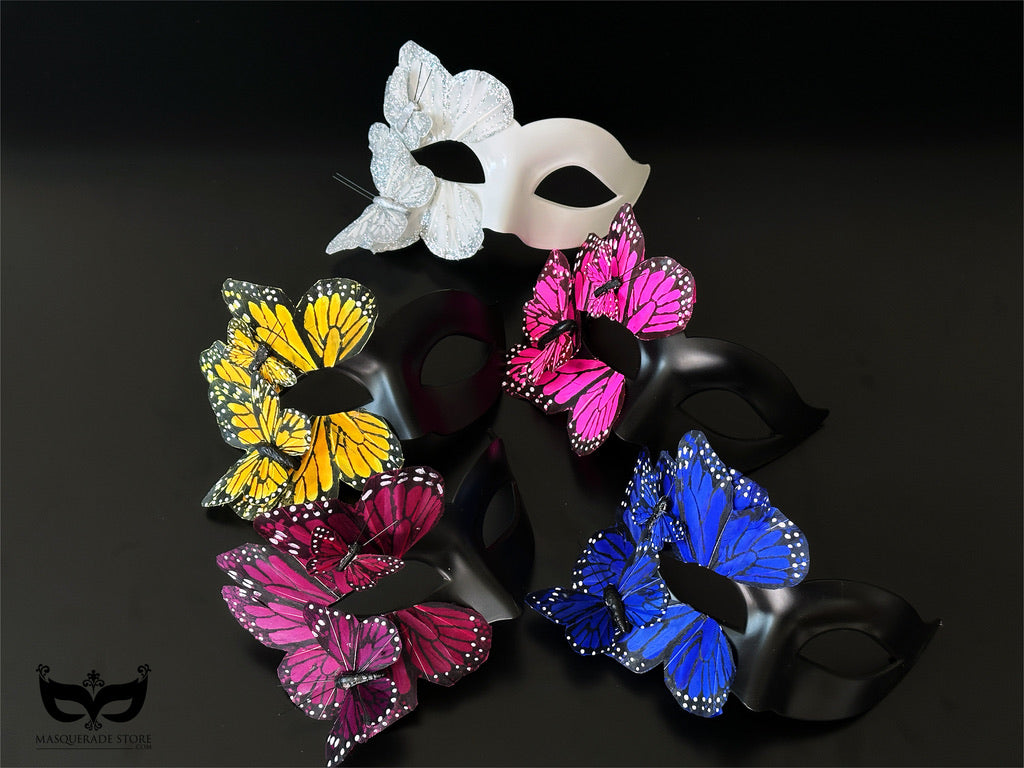 Máscara de Mariposa Negra y Morada, foto 10 de 11