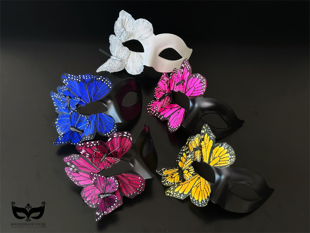 Máscara de Mariposa Negra y Rosa, foto 8 de 8