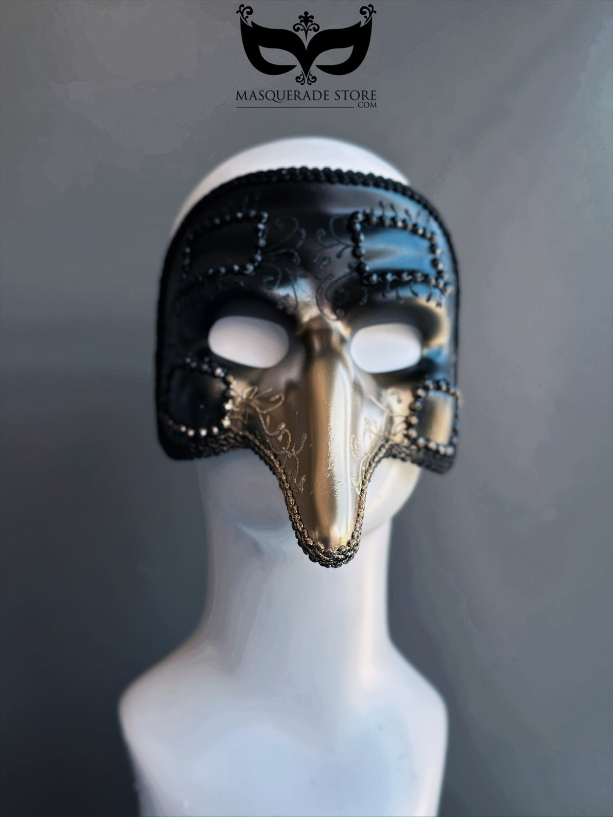 Máscara Medico della Peste Negra y Dorada, foto 3 de 3