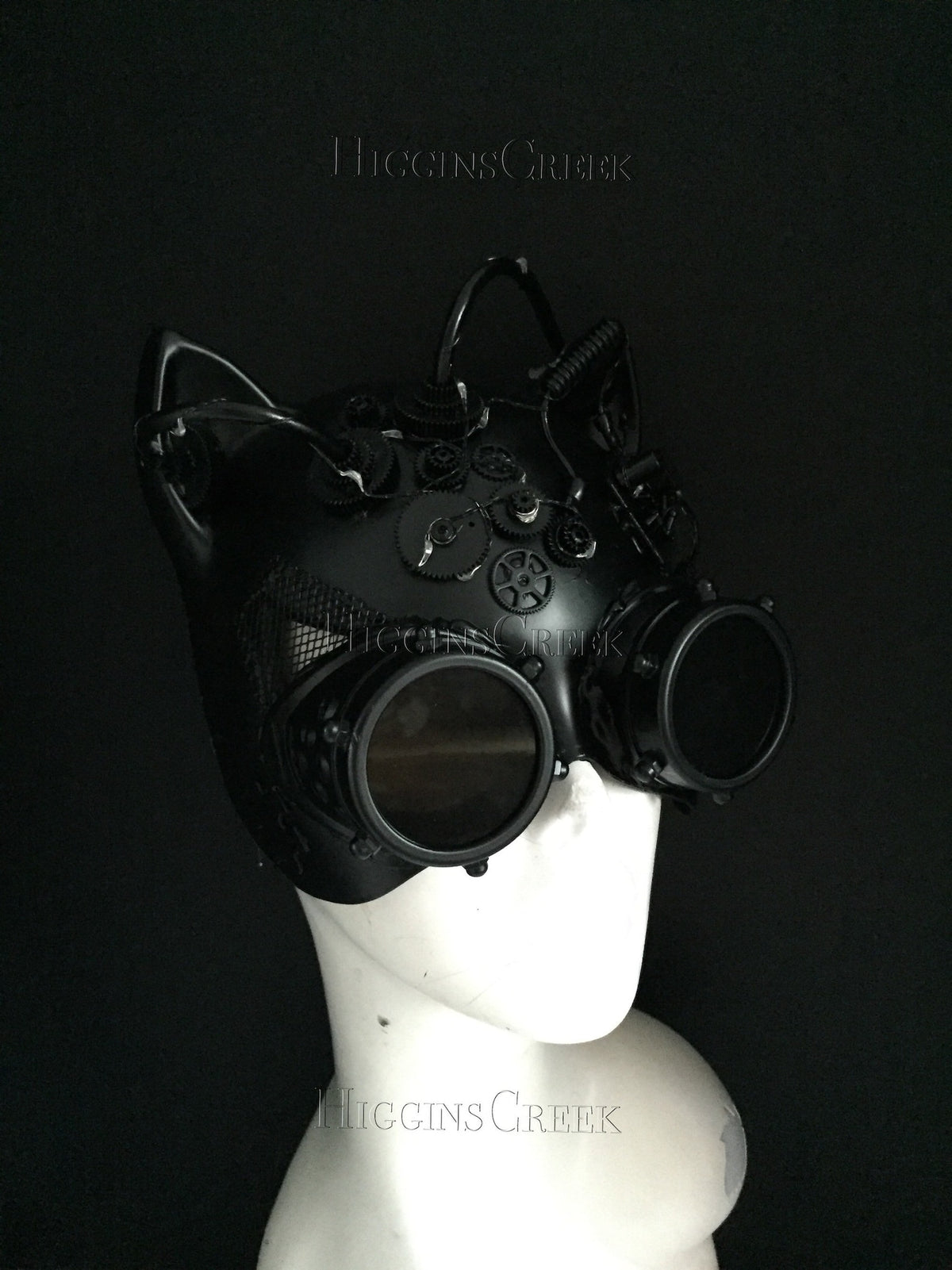 Máscara de Gato Steampunk Cobre, foto 3 de 3