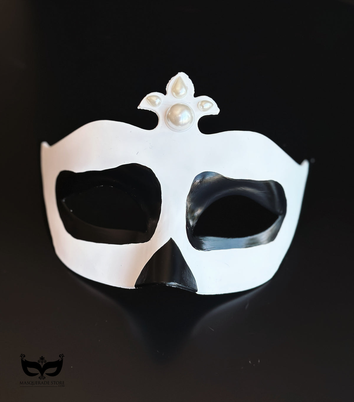 Máscara de Calavera Perla Blanca Noir, foto 3 de 4