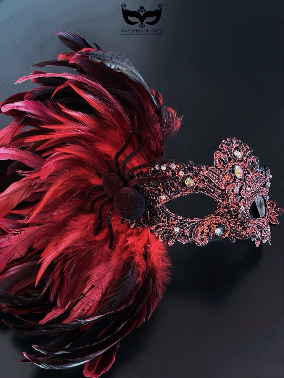 Máscara de Plumas Viuda Negra, foto 2 de 5