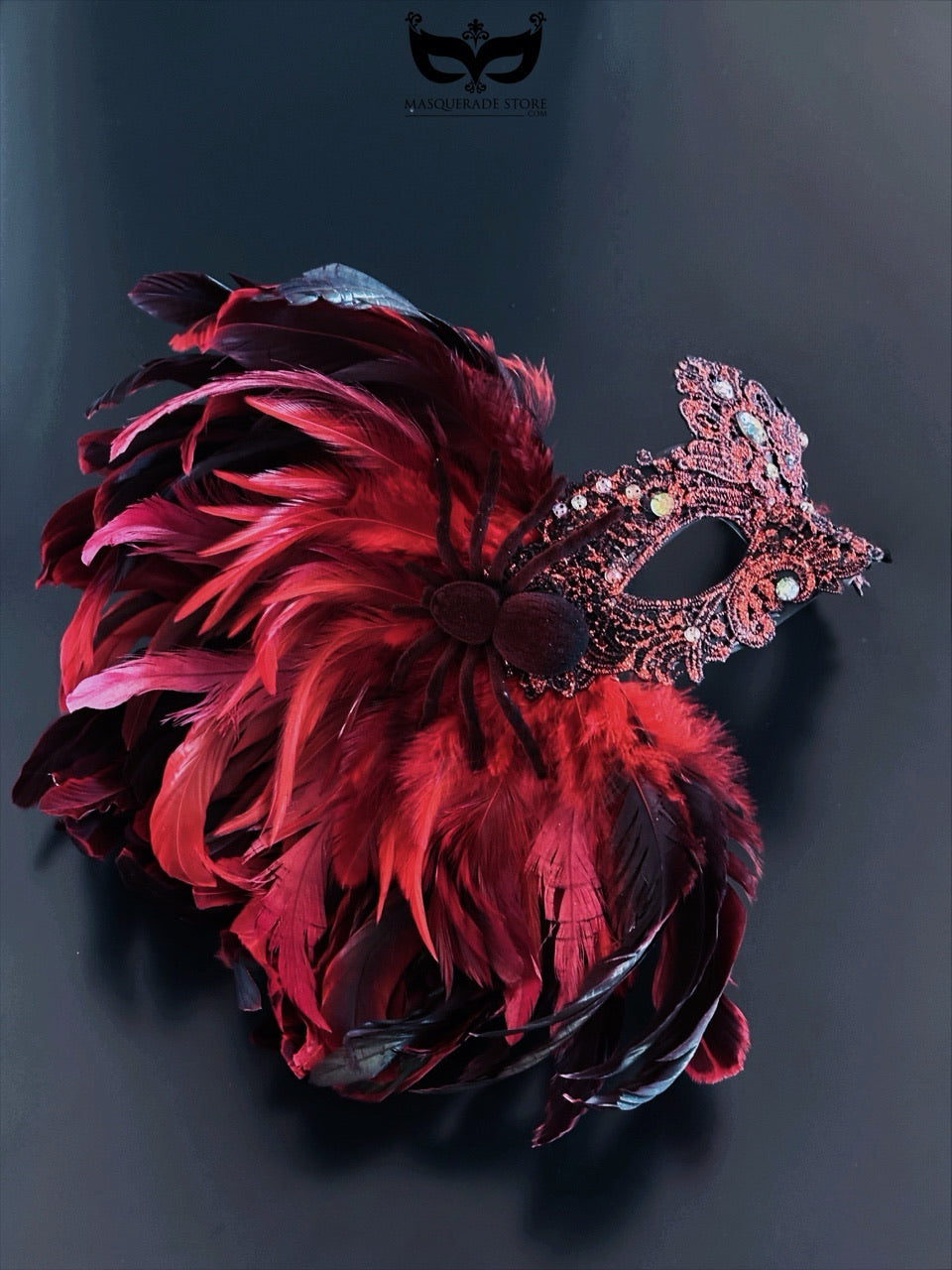 Máscara de Plumas Viuda Negra, foto 5 de 5